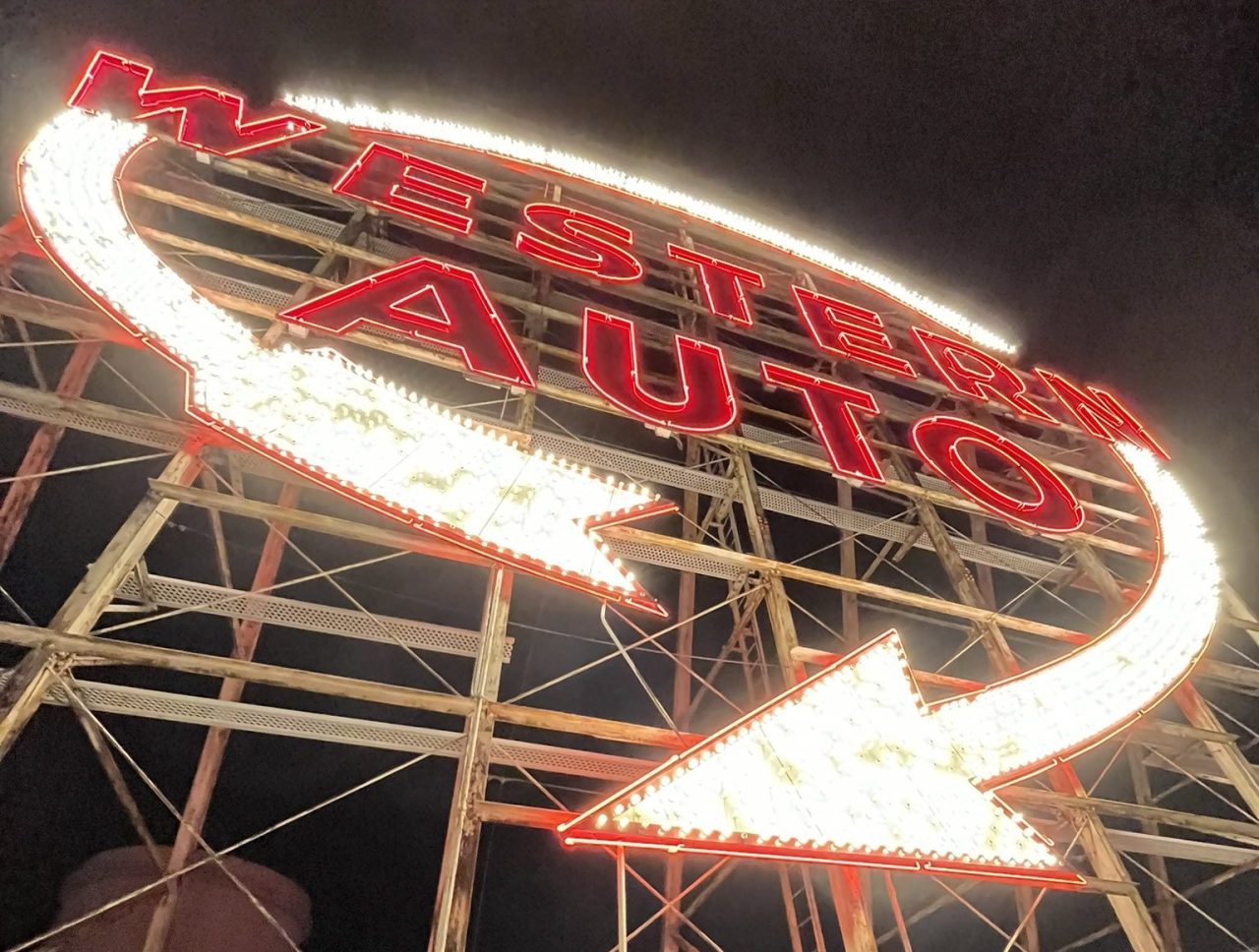 Kansas City's Western Auto sign gets quick fix with some help